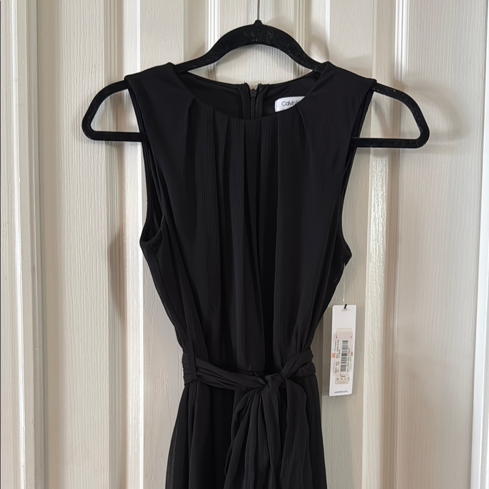 Calvin Klein Black Sleeveless Dress